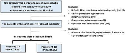 Clinical significance of right ventricular–pulmonary arterial coupling in patients with tricuspid regurgitation before closure of atrial septal defect